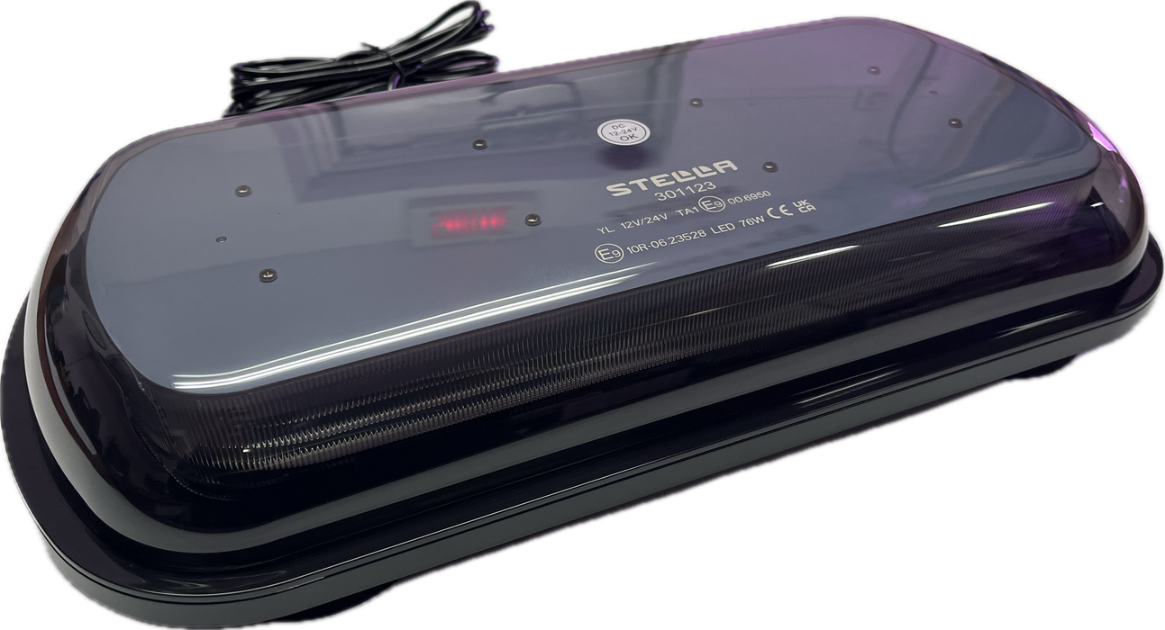 LED WARNING MICROBAR SMOKED 17" 76 W MAGNETIC PROFESSIONAL SERIES STELLA