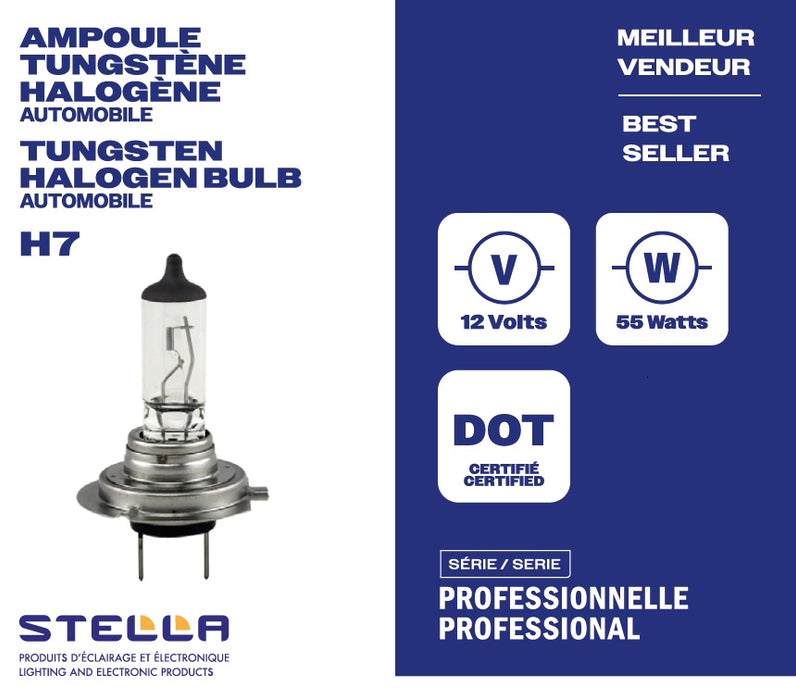 AMPOULE HALOGÈNE H7 12 V