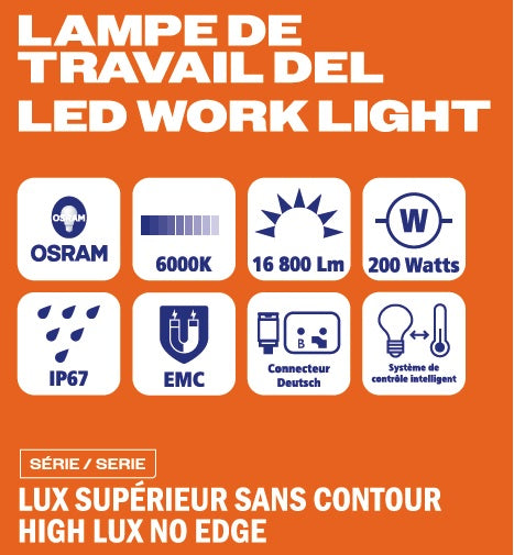 22" LED LIGHT BAR HIGH LUX SERIES