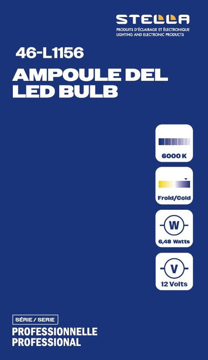 6000K 12V LED BULB PROFESSIONAL SERIES