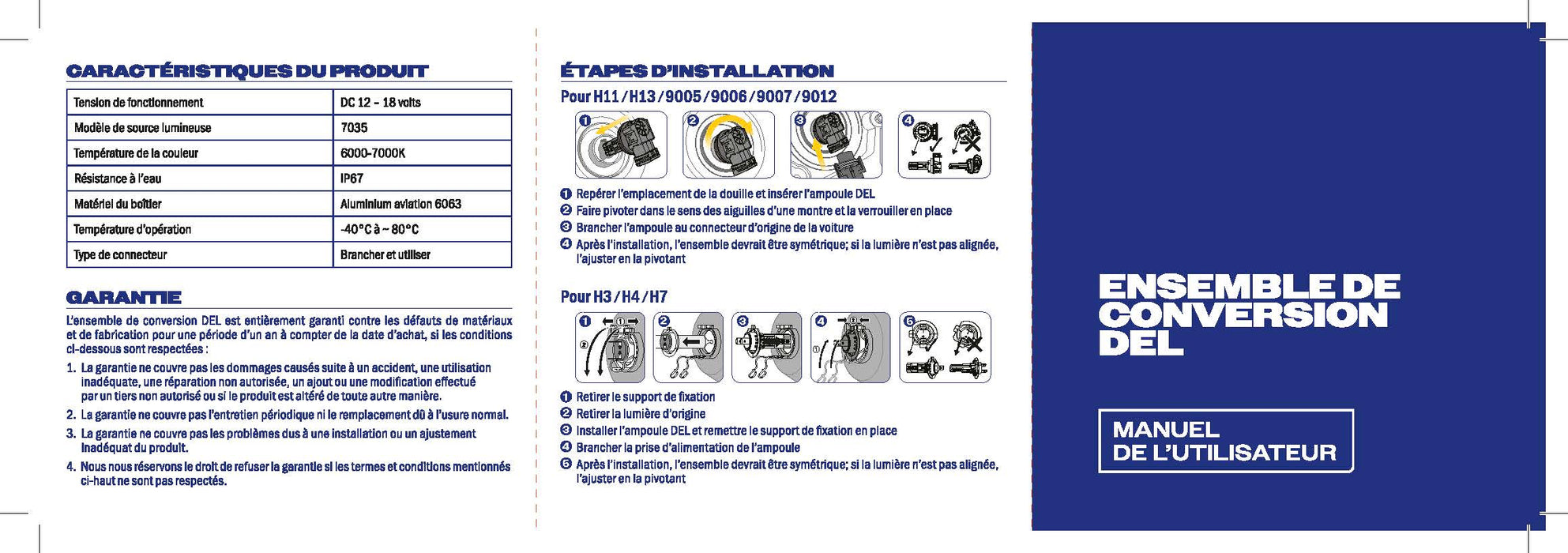 CONVERSION KIT PRO-H13 LED 7000 LUMENS STELLA