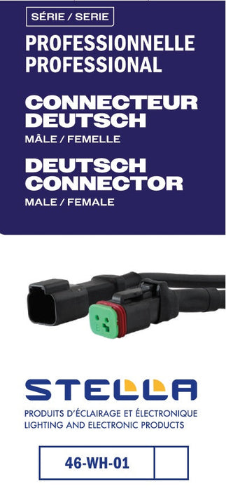 CONNECTEUR DEUTSCH MÂLE ET FEMELLE (B2B) (CNUM:DI83925047)