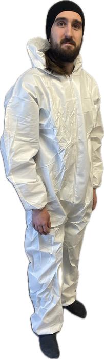 COMBINAISON À CAPUCHE,MEMBRANE RESPIRANTE BLANCHE (B2B) (CNUM:CQ88532222)