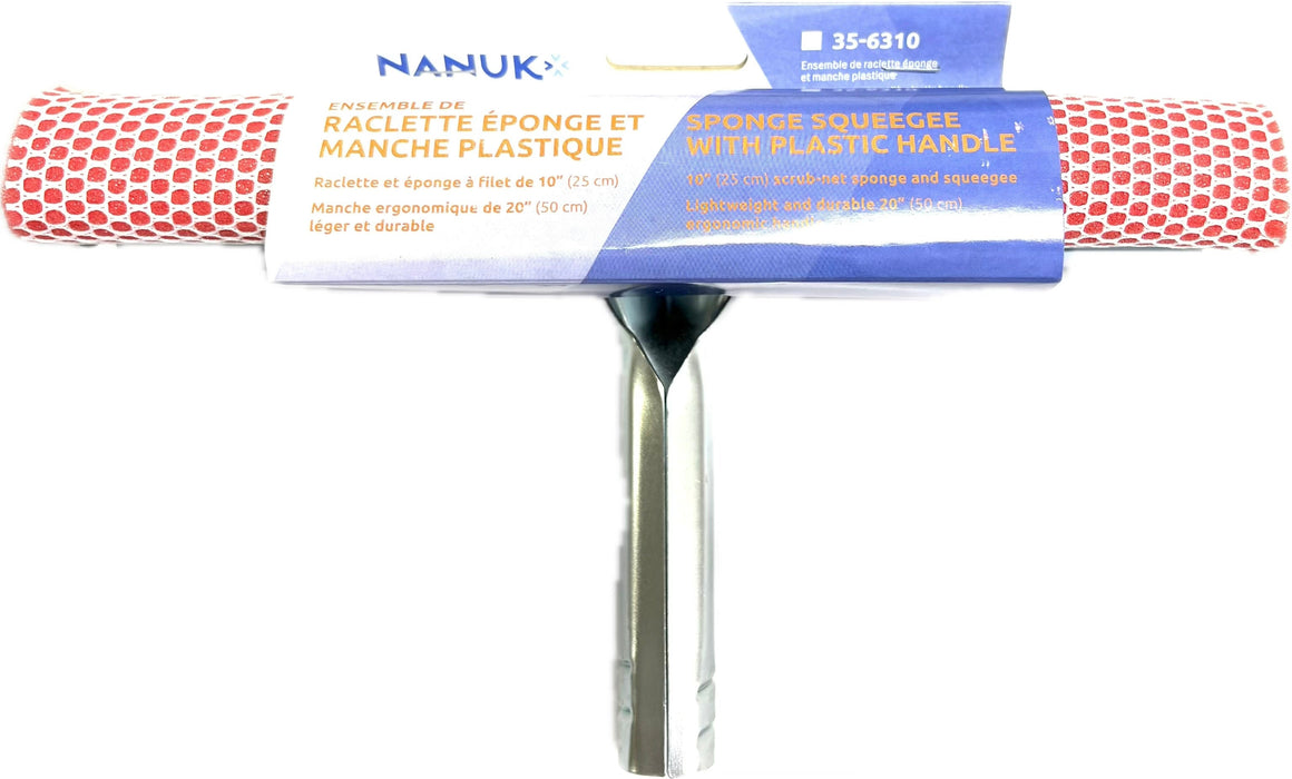 RACLETTE 10'' ET MANCHE PLASTIQUE ROUGE 20'' (B2B) (CNUM:4506912330)