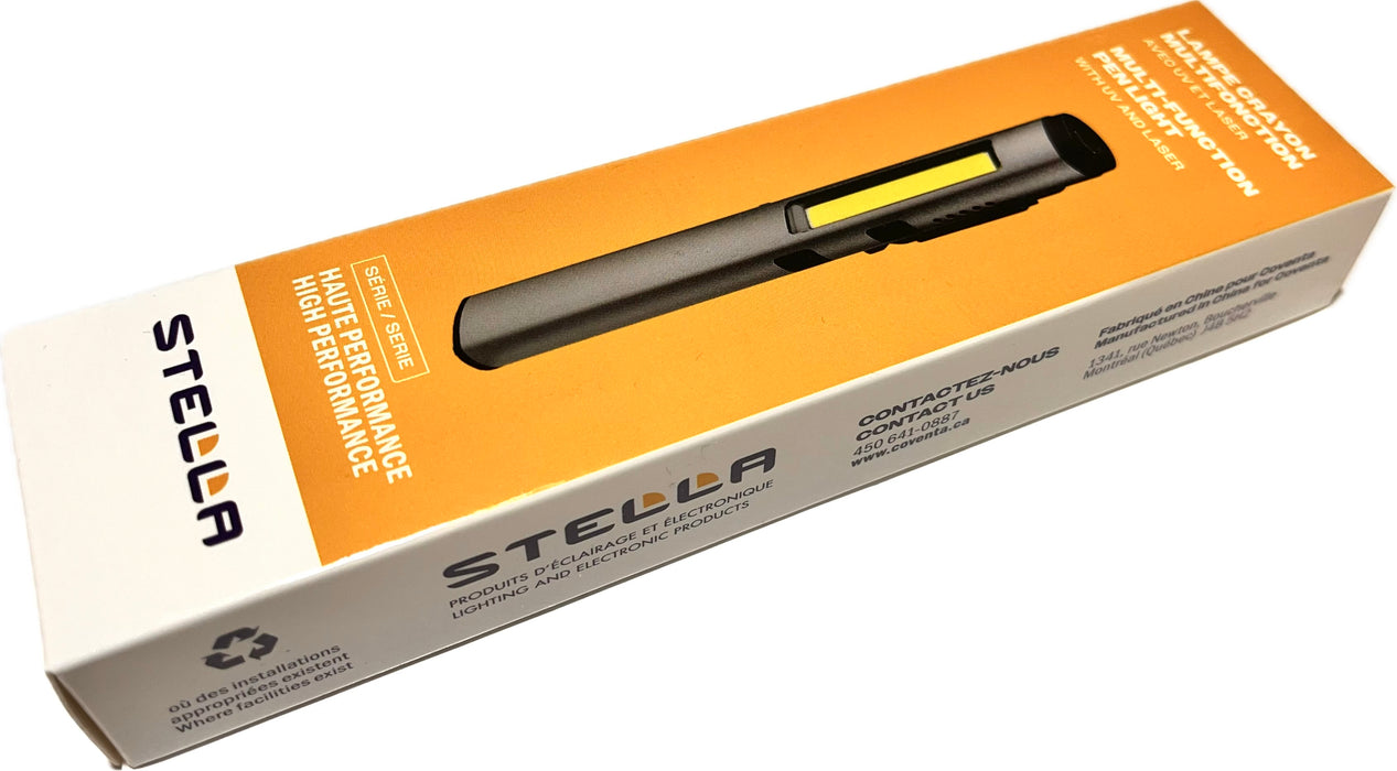 LAMPE TORCHE RECHARGEABLE MULTIFONCTION, TYPE STYLO