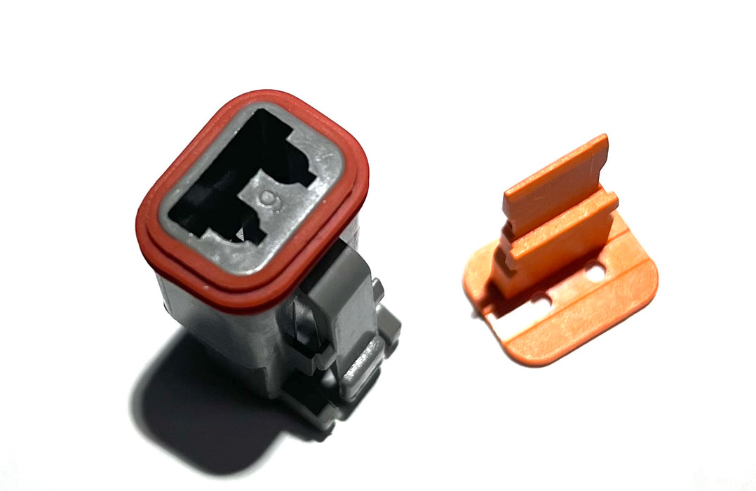 DEUTSCH MALE CONNECTORS 2 TERMINALS WITH WEDGE W2S