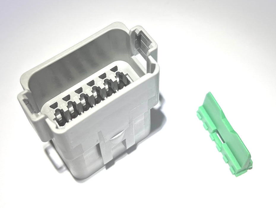 DEUTSCH FEMALE CONNECTORS 12 TERMINALS WITH WEDGE W12P