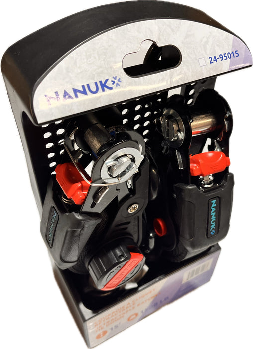 SANGLES À CLIQUET RÉTRACTABLE AVEC ENROULEUR À BASCULE 1'' x 15'