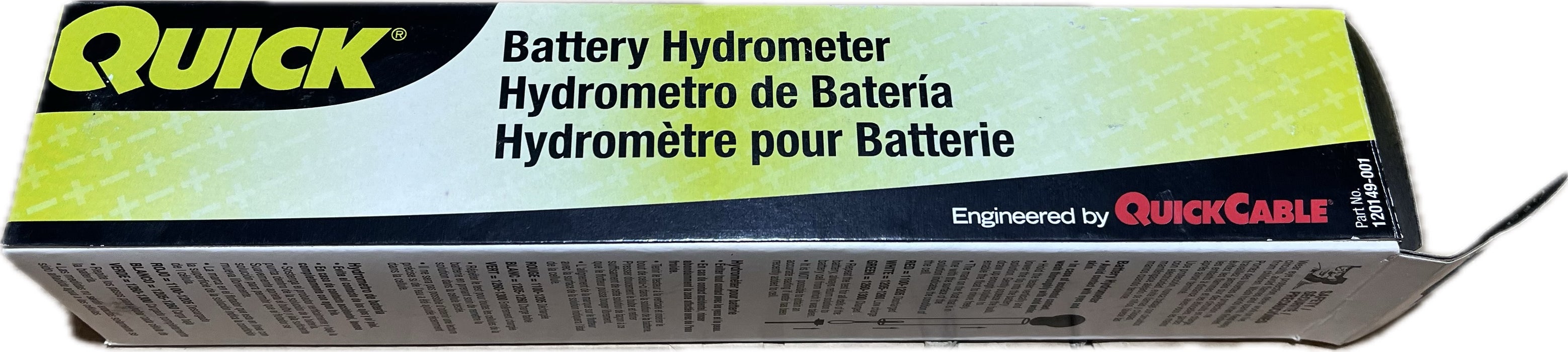 HYDROMÈTRE EN PLASTIQUE POUR BATTERIE