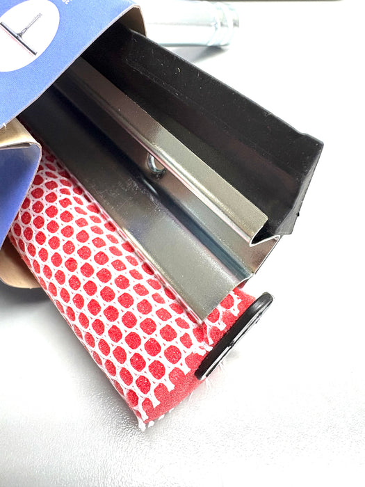 10'' SQUEEGEE AND 20'' RED PLASTIC HANDLE