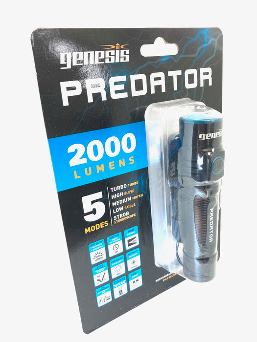 2000 LUMEN RECHARGEABLE FLASHLIGHT