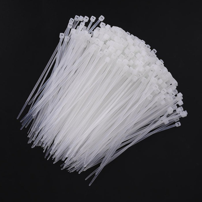 25 5'' WHITE 30 LBS CABLE TIES