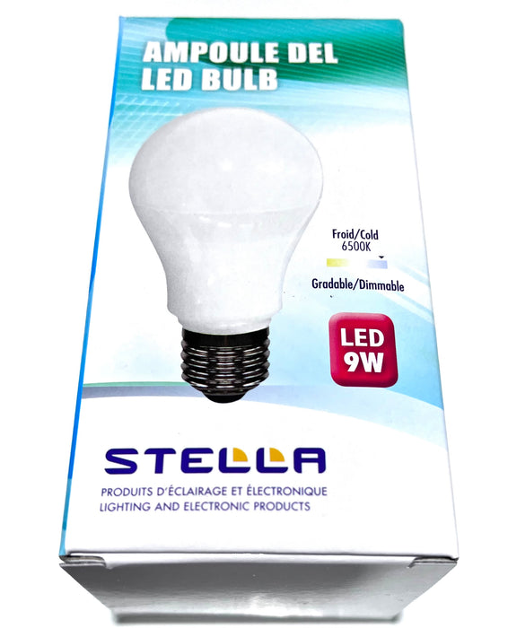 AMPOULES 9W DEL 6500K BLANC FROID 110V