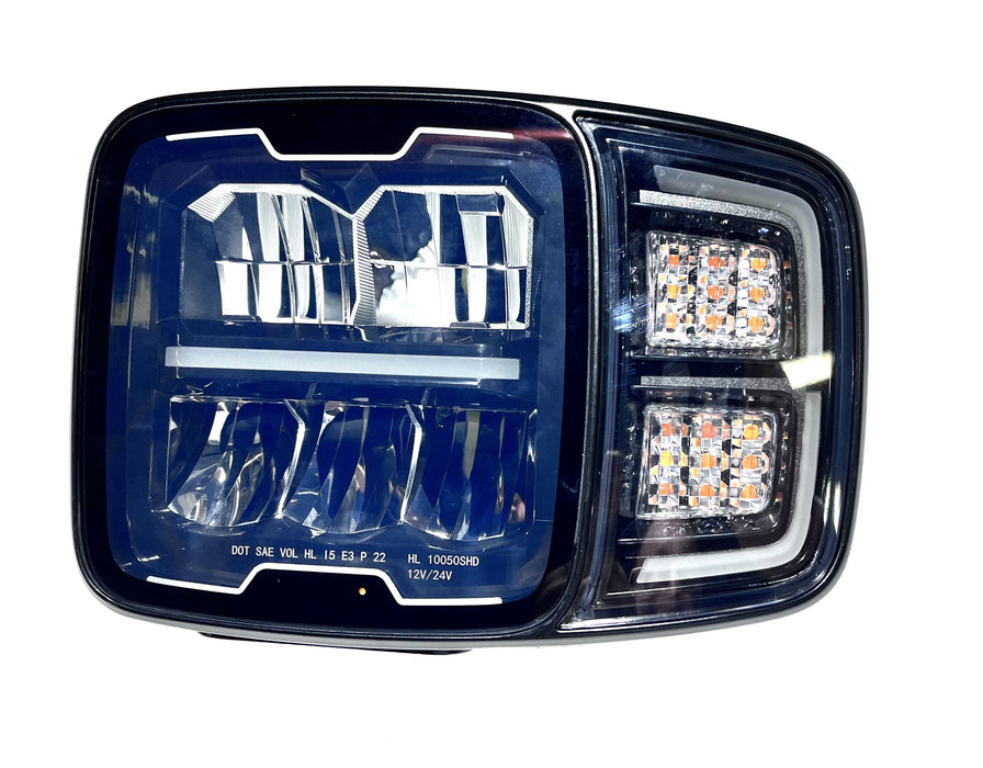 SNOWPLOW LED HEADLIGHT,EDGE SERIES,WITH HEATING LENS       DOT