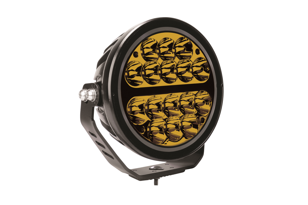 16 LED 6720 LUMEN ROUND DRIVING WORK LIGHT SUPERIOR LUX SERIE