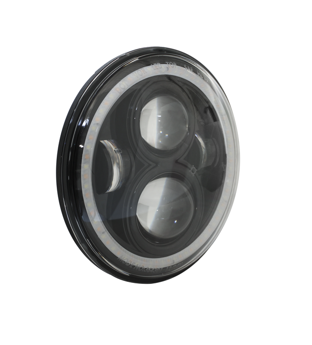 DOT APPROVED LED HEADLAMPS, 7'' ROUND, LOW/HIGH BEAM