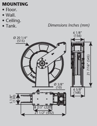 SERIES 504 MP 50' X 1/2 REEL