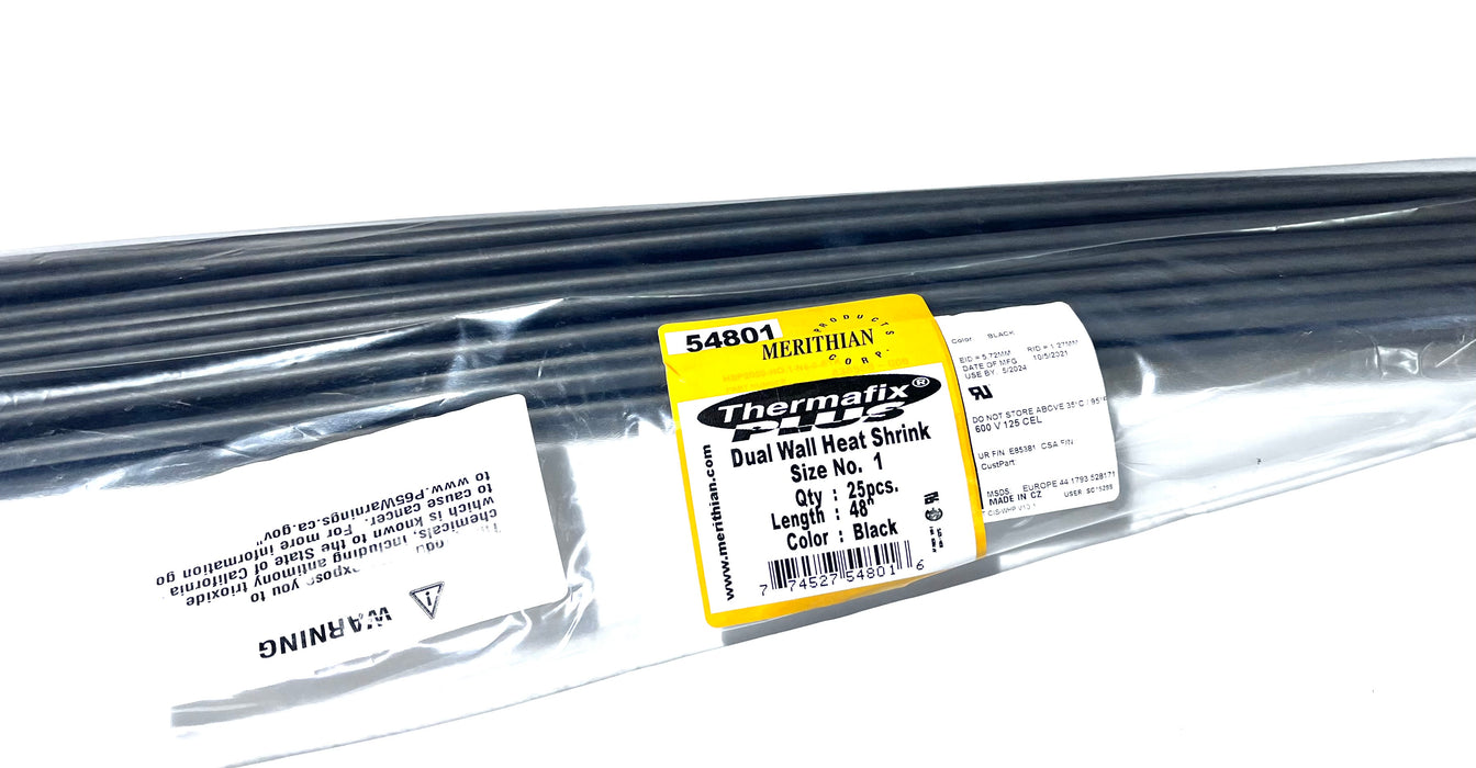 Commercial Electric 1/4 In. Heat Shrink Tubing, Black (5-Pack) HS-250B - Foto 10