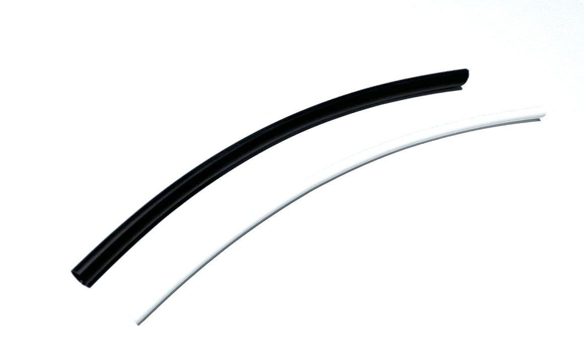 ASSORTED 6'' BLACK AND WHITE HEAT SHRINK TUBING  6 UNITS