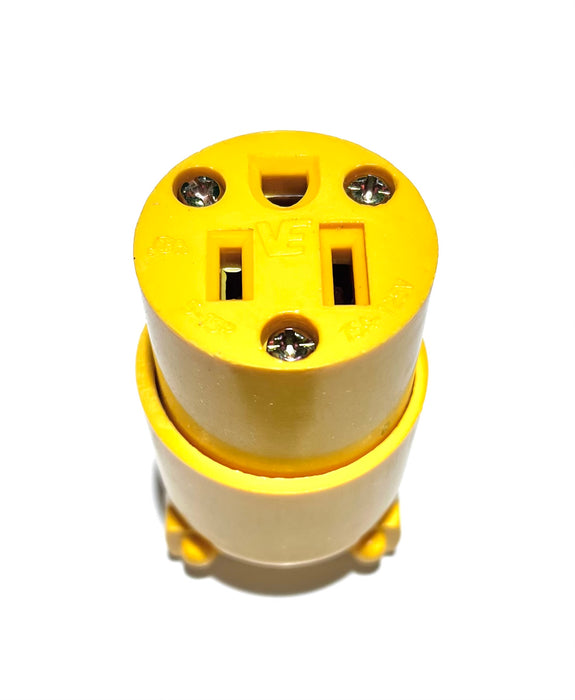 FEMALE YELLOW COMMERCIAL PLUG