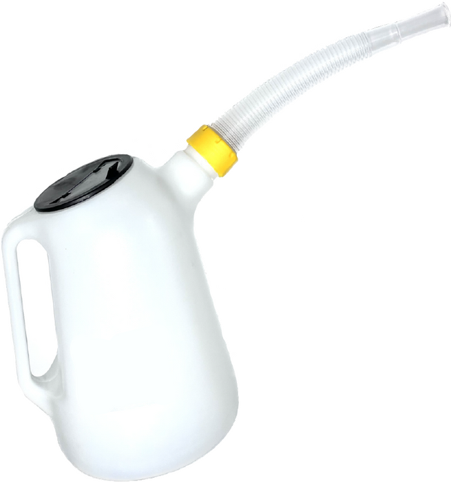 5 LIT. JUG. WITH FLEXIBLE NOZZLE