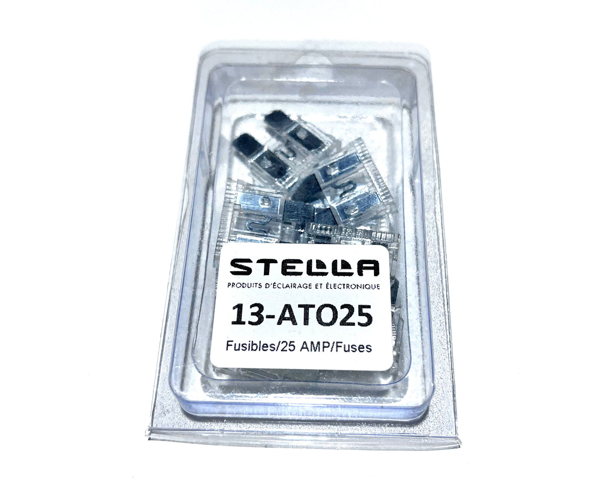 FUSIBLE ATO 25 AMP-TRANSPARENT — Coventa Inc.