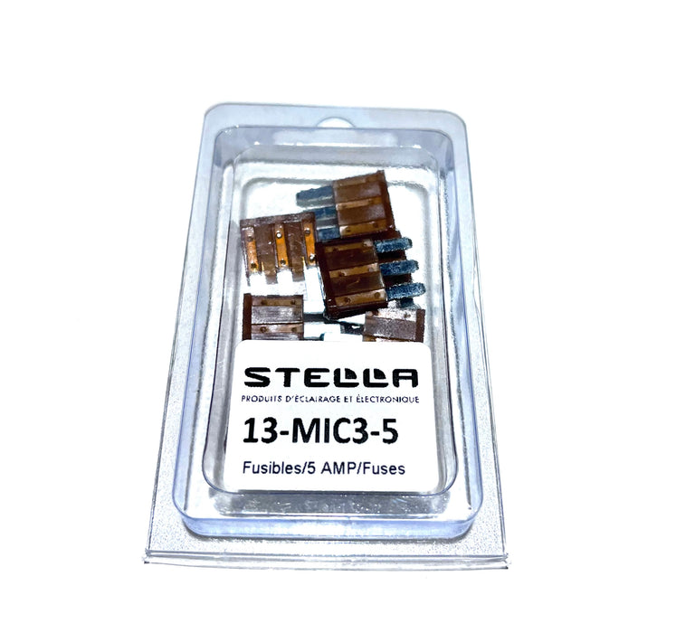 FUSIBLE MICRO 3 - 5 AMP- BRUN PALE