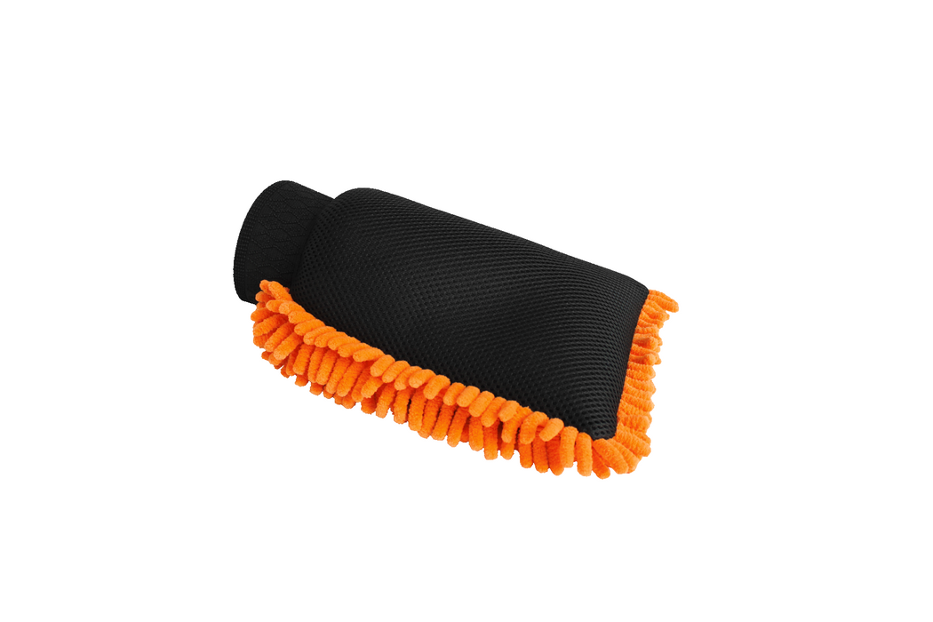 2:1 MICROFIBER WASH MITT WITH INSECT SPONGE