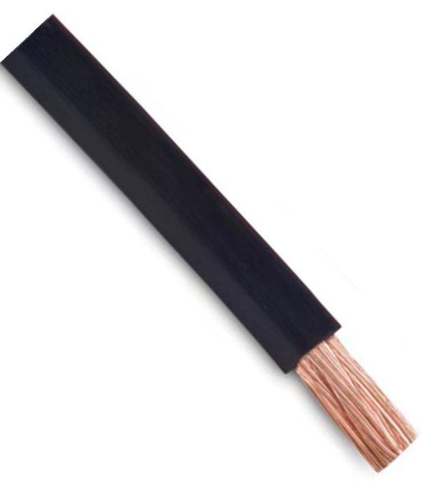 CABLE SOLDER 2/0 EXTRA FLEX     BLACK